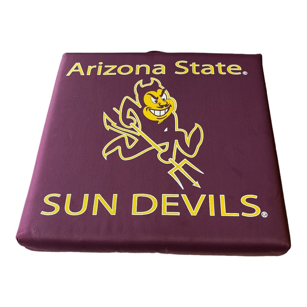 Vintage Arizona State University Sun Devil Stadium Cushion Pad Pockets Sparky